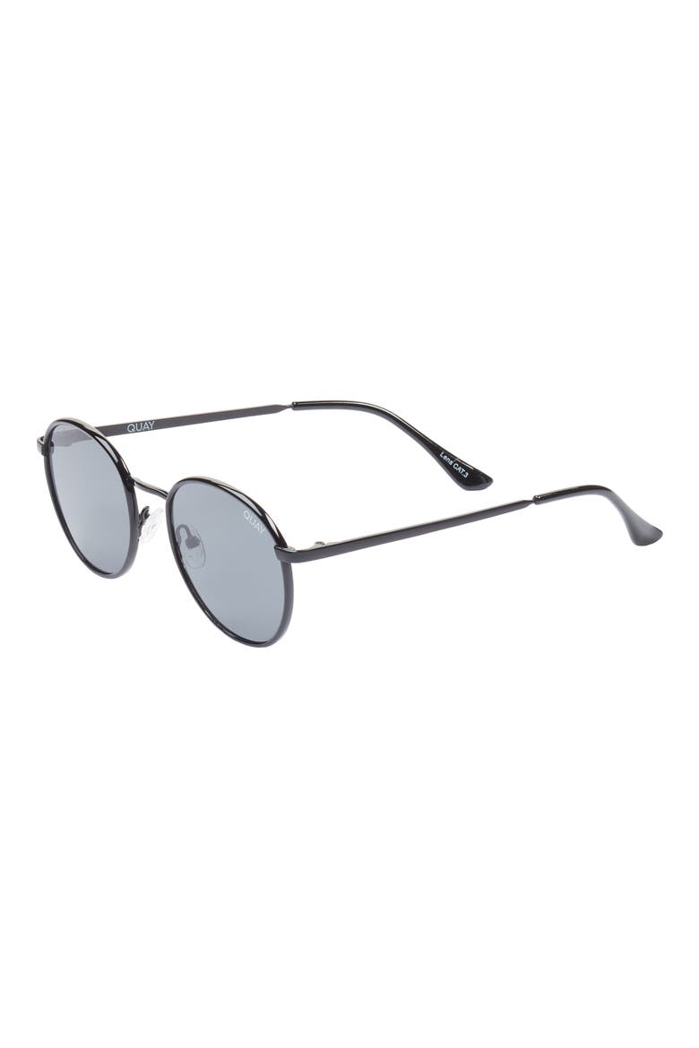 Australia Omen 45mm Sunglasses, Alternate, color, BLACK/ SMOKE