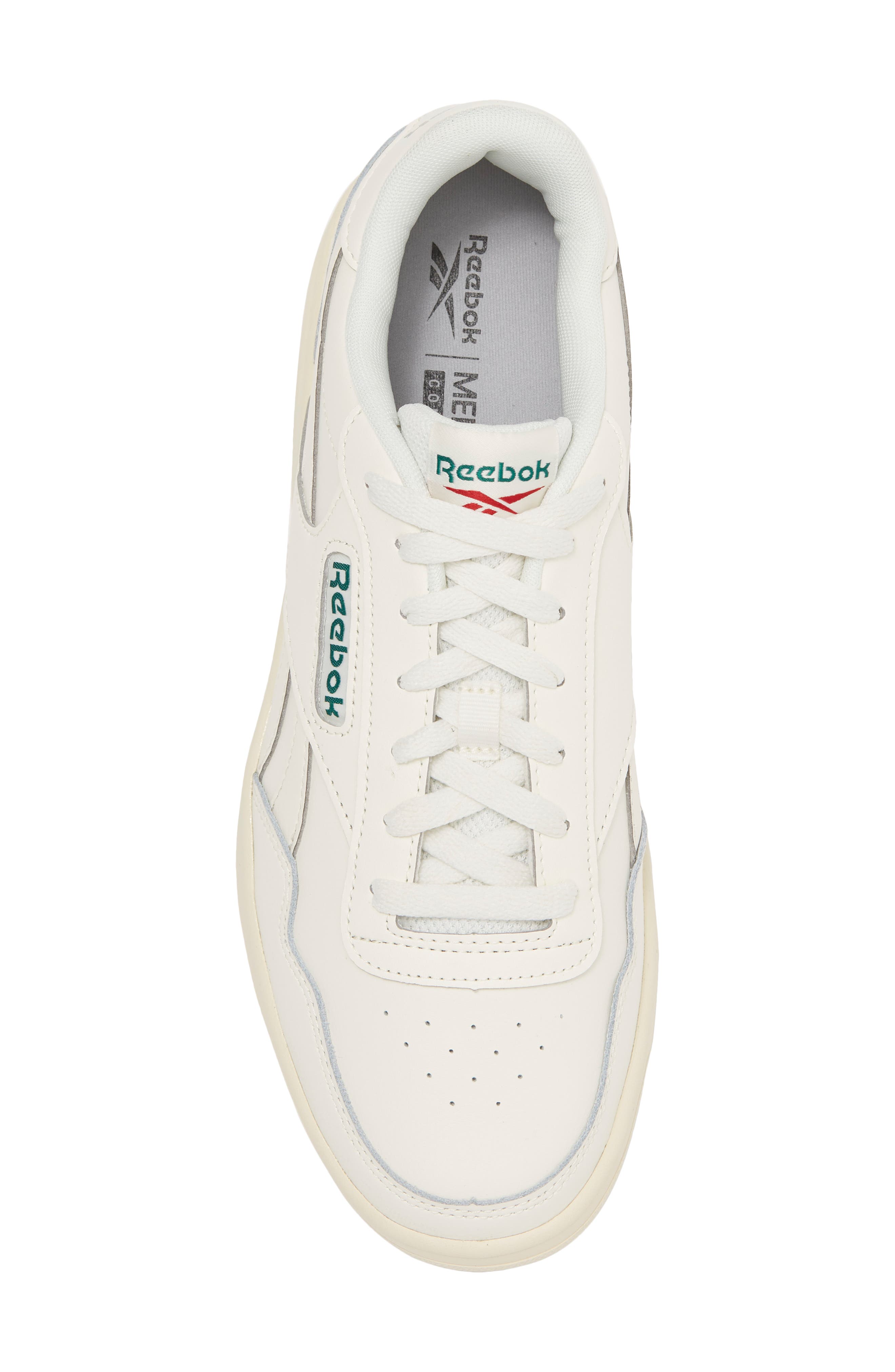Reebok Court Advance Sneaker, Alternate, color, Chalk/Drkgrn/Flasrd