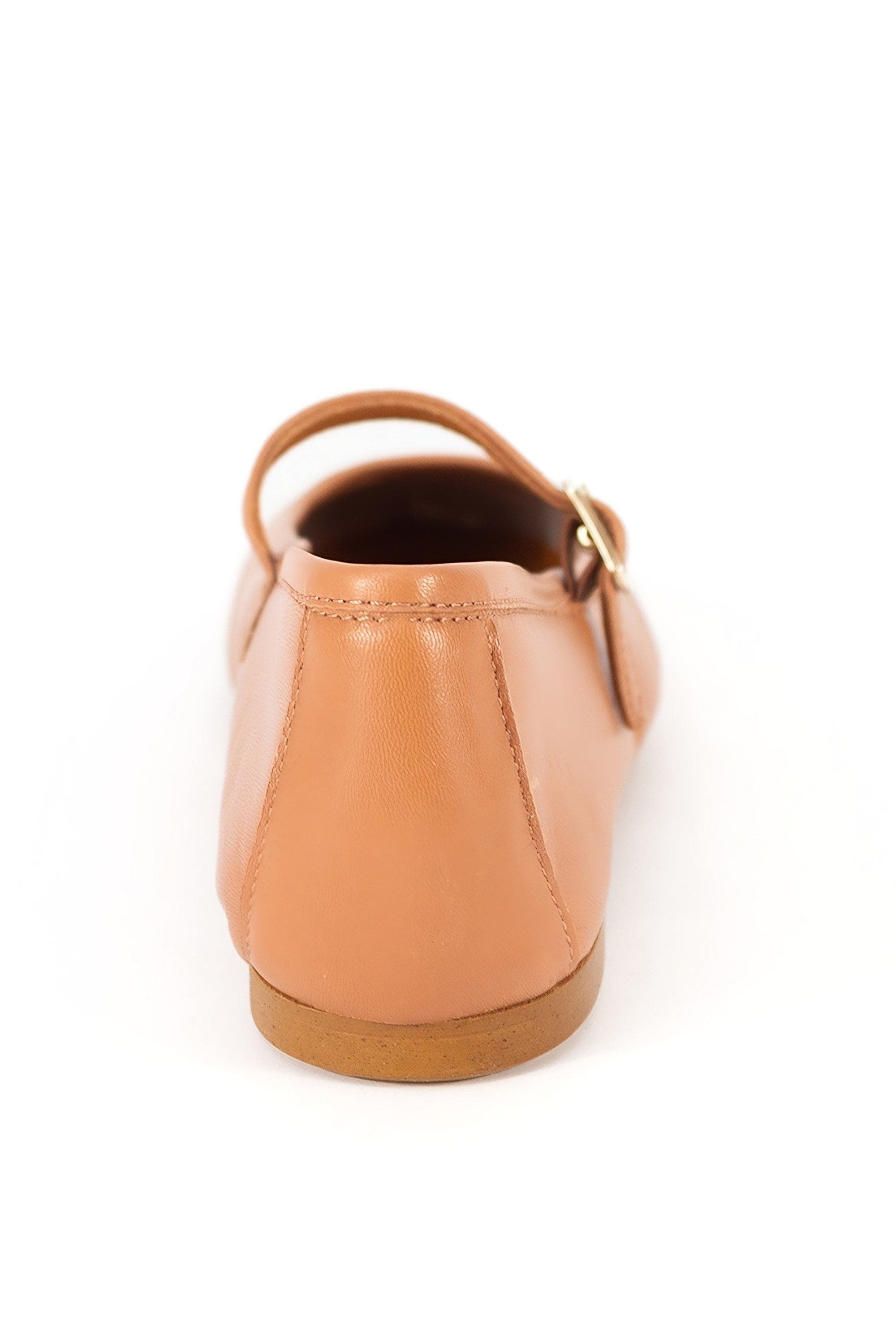 Boheme Leather Mary Jane Flat, Alternate, color, Caramel