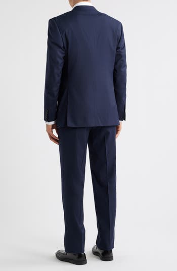 Siena Regular Fit Navy Glen Check Suit - Main Image