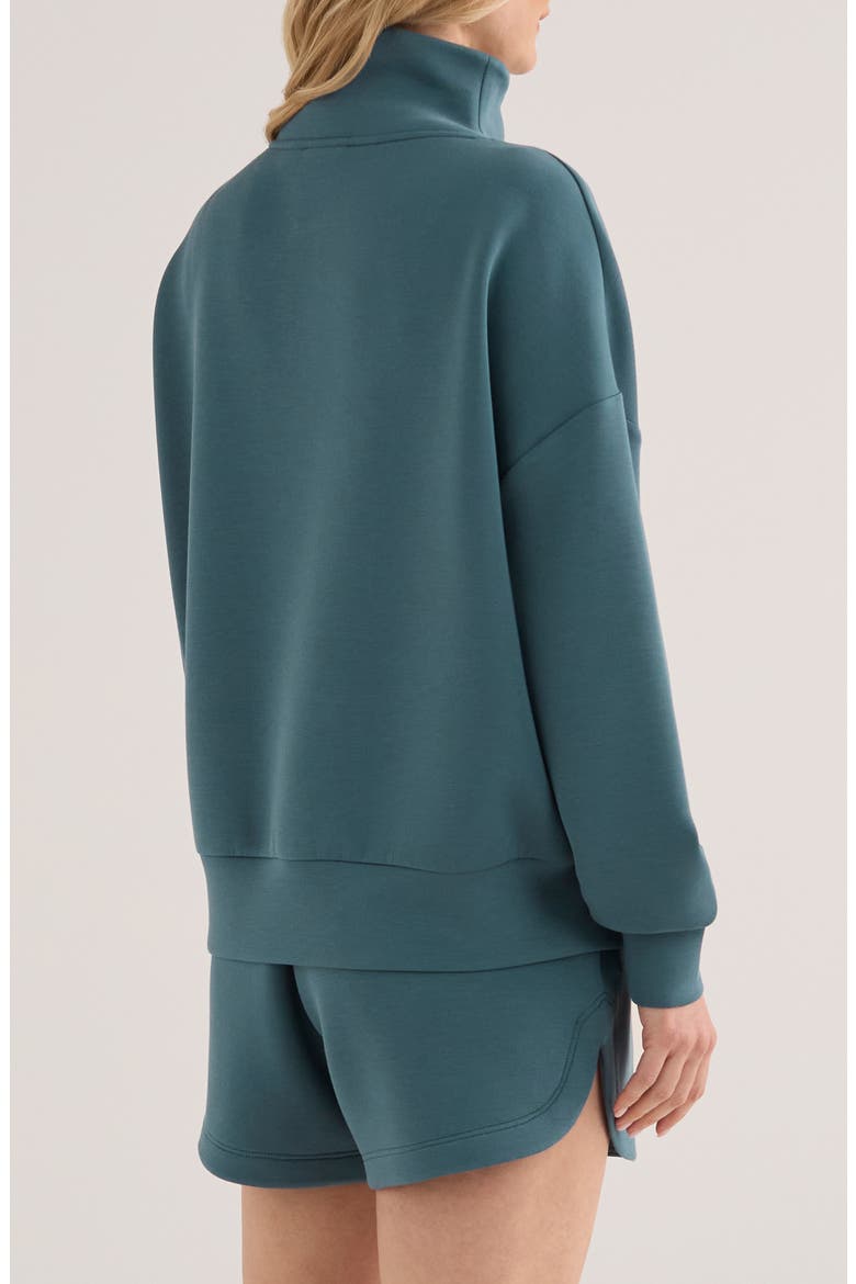 Hawley Half-Zip Sweatshirt, Alternate, color, MALLARD BLUE