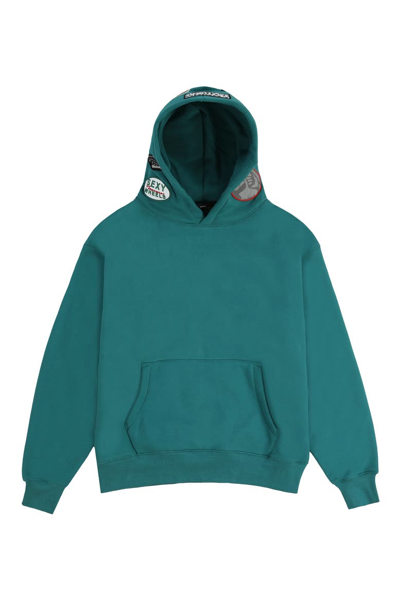 Worms Hoodie, Alternate, color, GREEN
