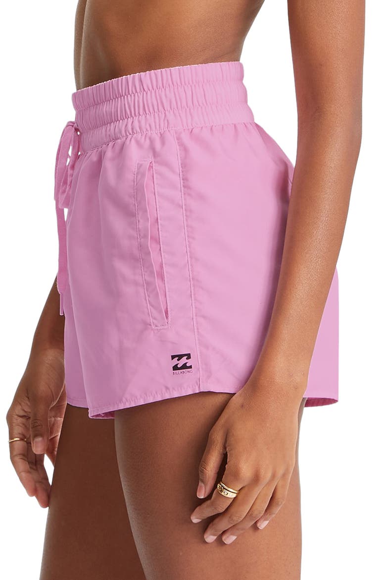 Sol Searcher Volley Swim Shorts, Alternate, color, BLUSH CRUSH
