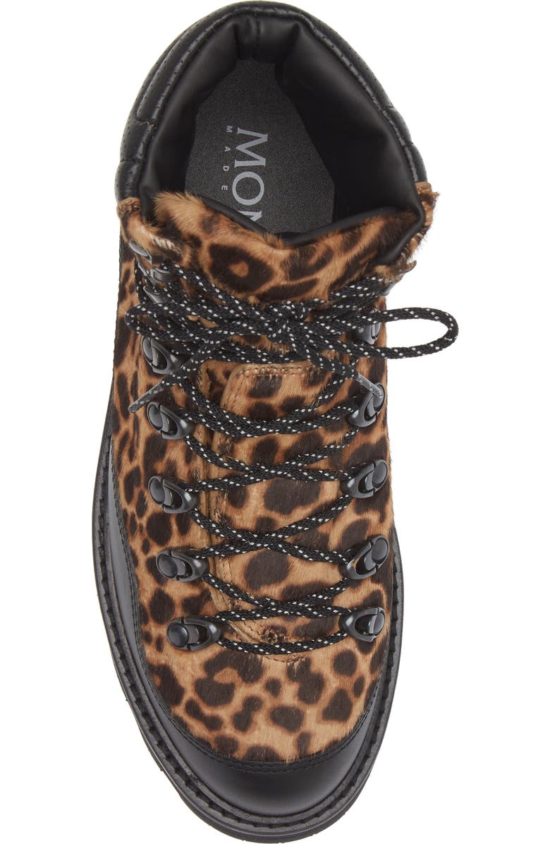 Moncler Peka Trek Genuine Calf Hair Boot, Alternate, color,