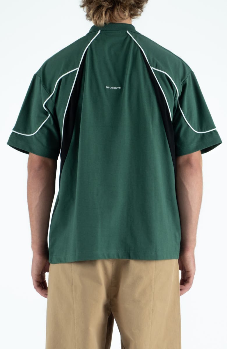 STUDENTS Captain Colorblock Polo, Alternate, color, Forest