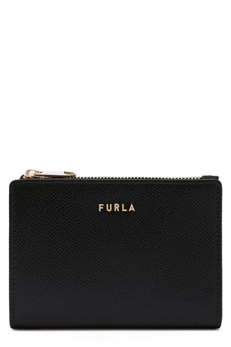 Bifold Zip Wallet, Main, color, NERO
