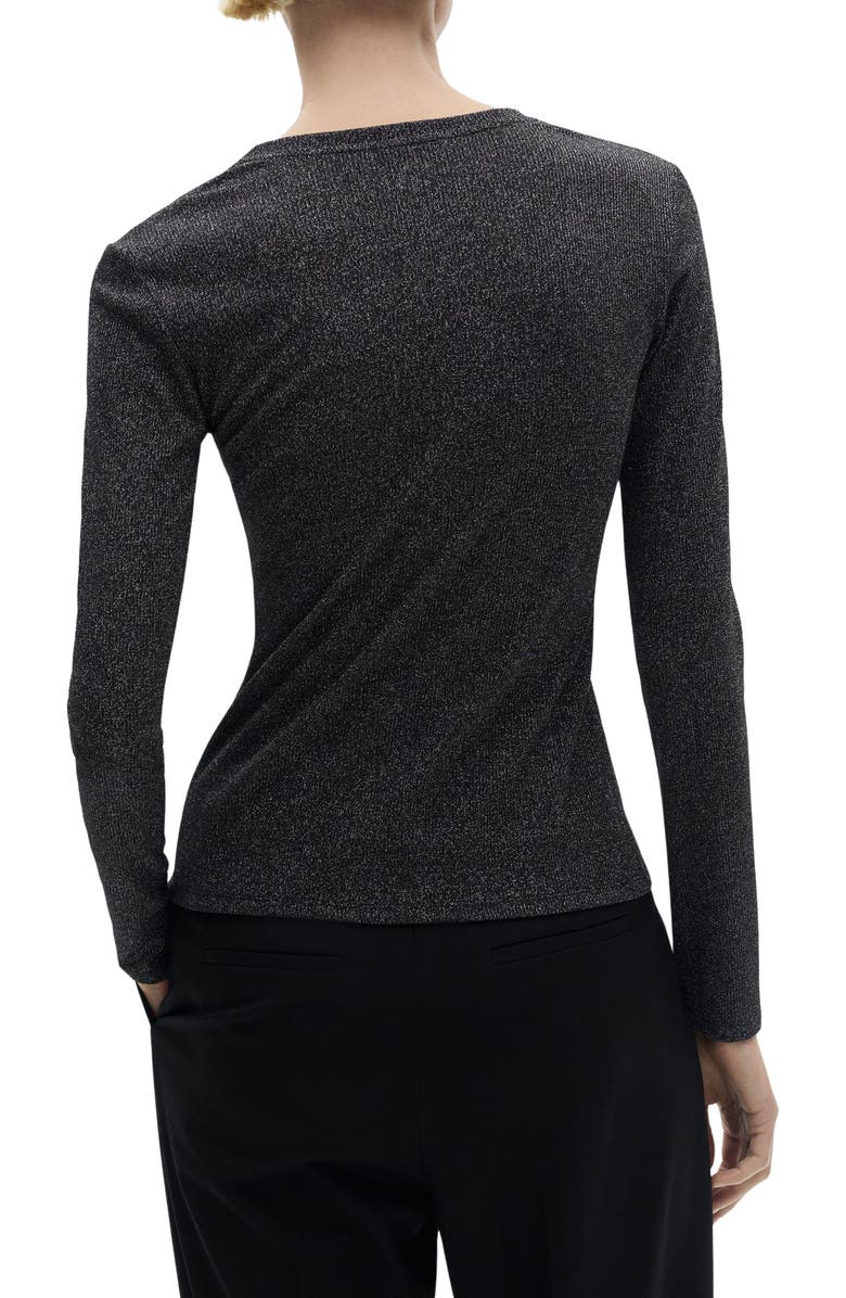 MANGO Metallic Top, Alternate, color, 