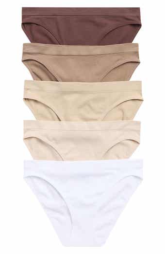 YOGALICIOUS 5-Pack Seamless Cheeky Briefs