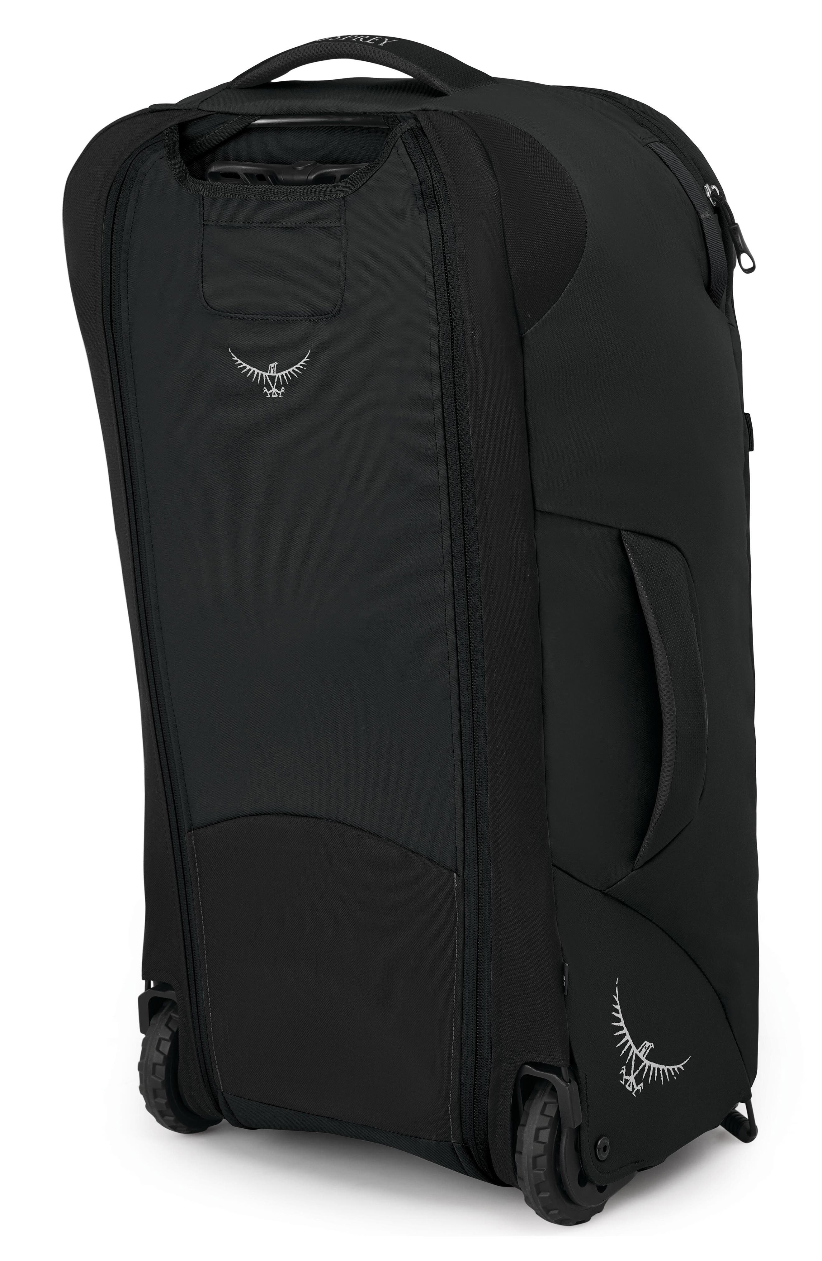 Osprey Farpoint<sup>®</sup> 65-Liter Wheeled Travel Backpack, Alternate, color, Black