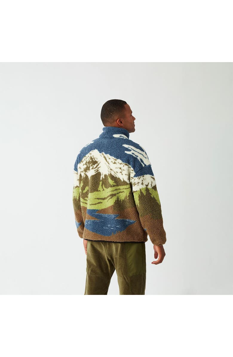 Picture Organic Hafdals Zip Fleece - Men's, Alternate, color, Cloudy Landscape