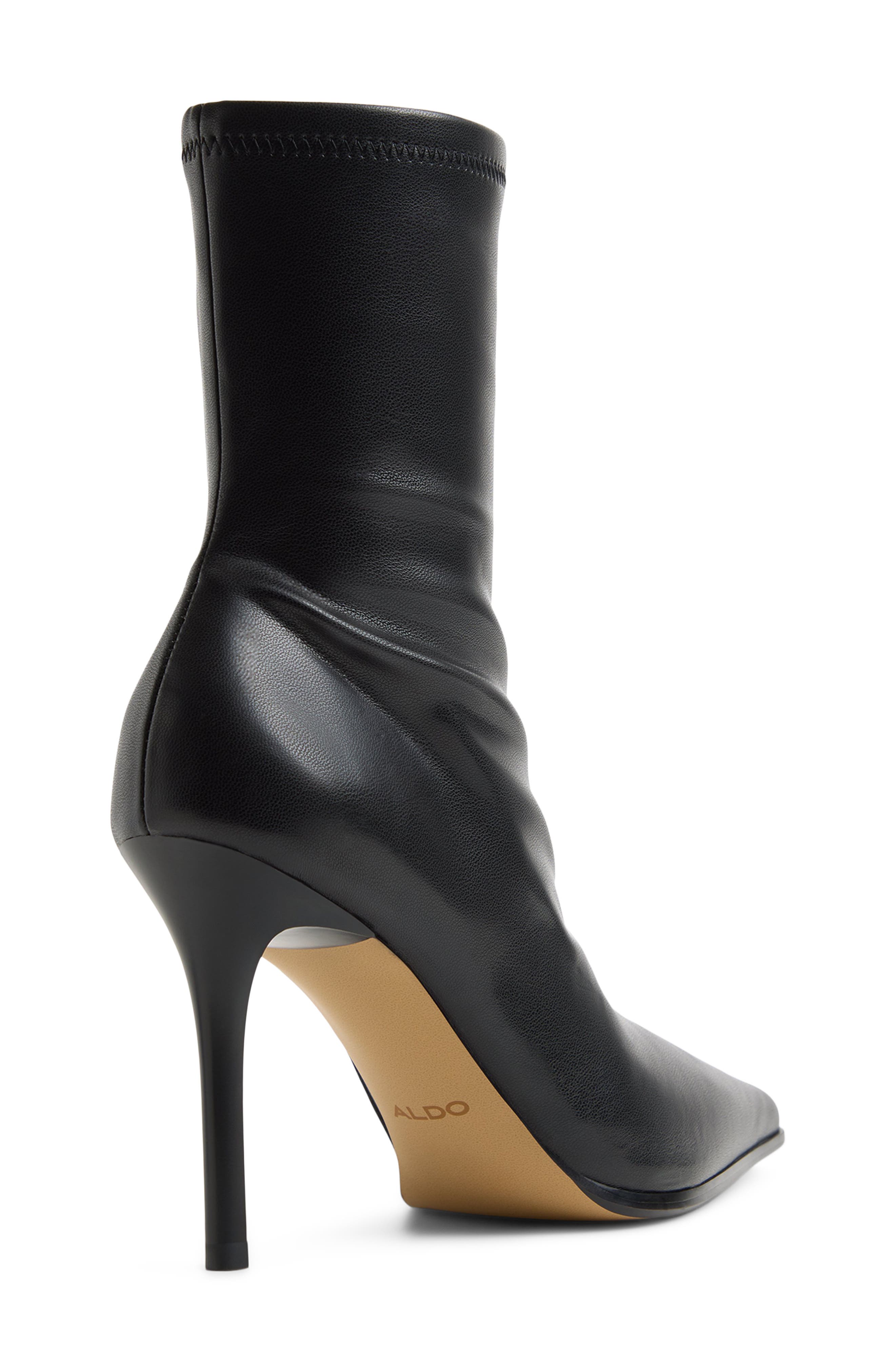 Olilacan Stiletto Bootie, Alternate, color, BLACK