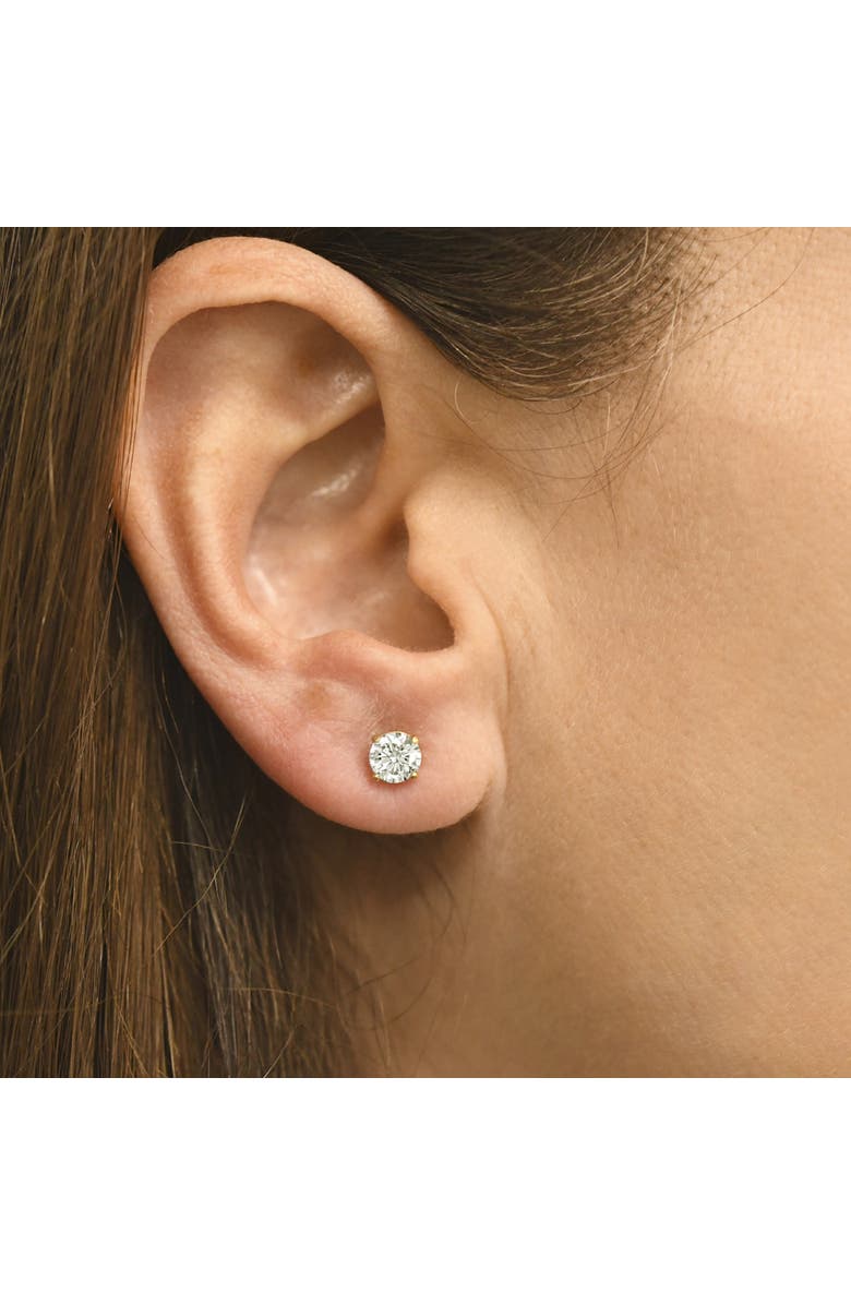 Bliss Diamond 3ct TDW Diamond Studs 14K Gold Lab Grown Screw Back Earrings, Alternate, color, 14K Yellow Gold