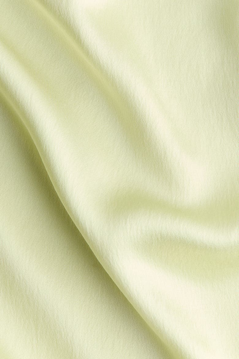 One-shoulder Viscose Dress, Alternate, color, Pale green