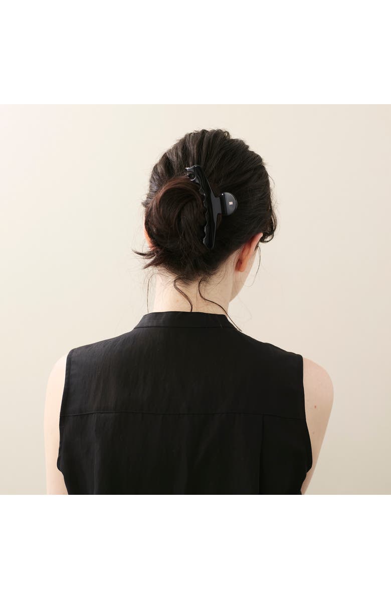 Alexandre de Paris Raspail Large Acetate Hair Claw Clip, Alternate, color, Black