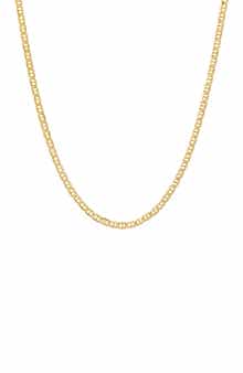 Queen Jewels 14K Gold 20" Mariner Chain Necklace