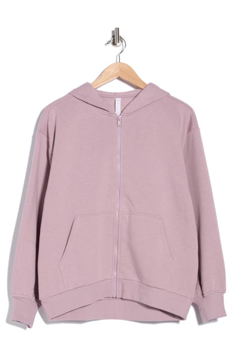 Feather Fleece Zip Hoodie