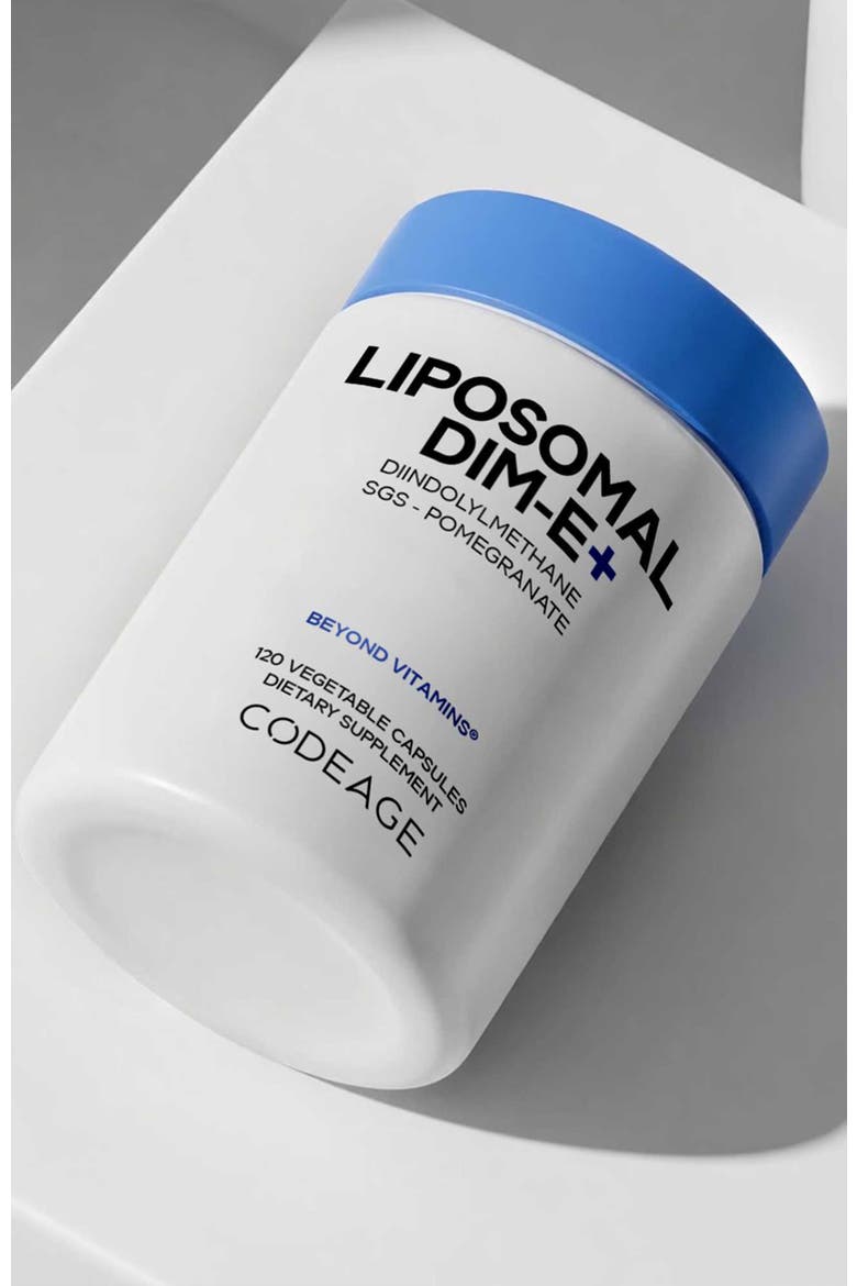 Liposomal DIM-E Vitamin E Tocopherols & Isomers Supplement, Alternate, color, White
