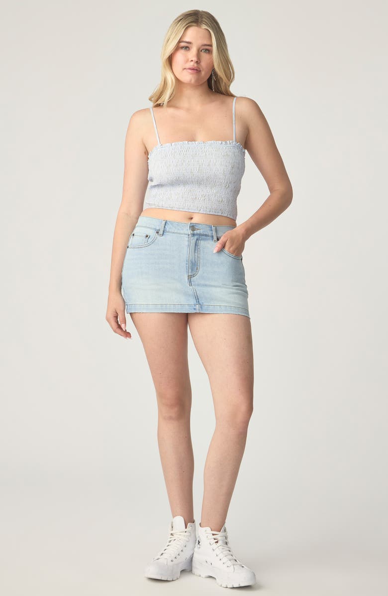 Florence by Mills Smocked Crop Camisole, Alternate, color, Halogen Blue