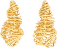 SAACHI Geometric Triangle Hoop Earrings