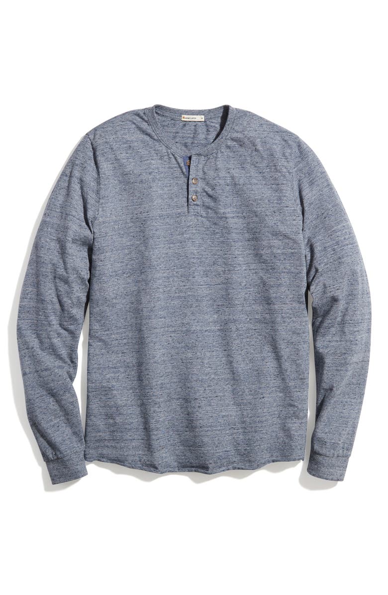 Marine Layer Cotton Blend Long Sleeve Henley, Alternate, color, 