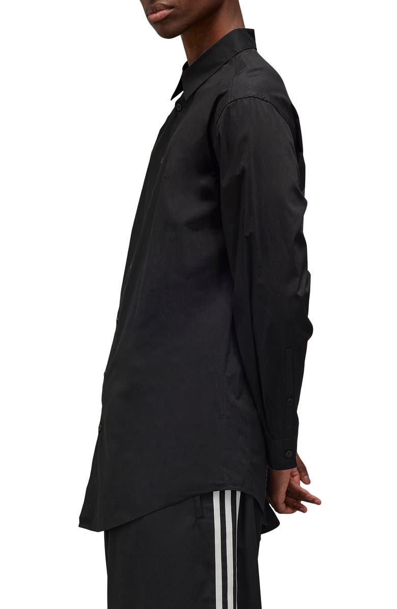 Y-3 Graphic Button-Up Shirt, Alternate, color, 