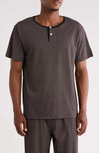 Short Sleeve Cotton Henley