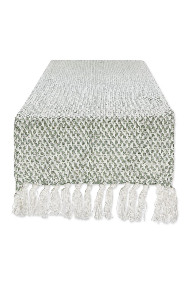 Jacquard Woven Table Runner, Main, color, Artichoke