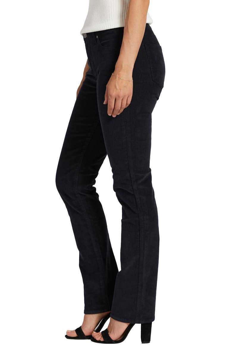 Ruby Straight Leg Corduroy Pants, Alternate, color, BLACK