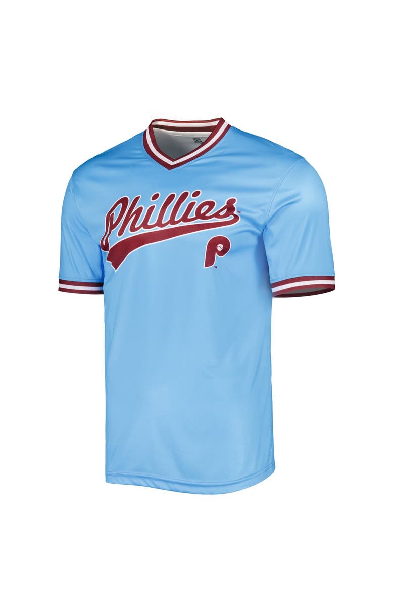 STITCHES Men's Stitches Light Blue Philadelphia Phillies Cooperstown Collection Team Jersey, Alternate, color, 