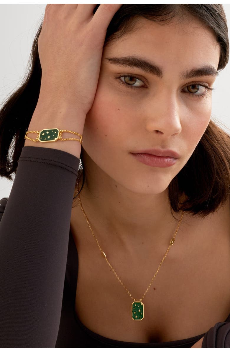 Katie Loxton Elpha Waterproof Gold Bracelet, Alternate, color, Gold