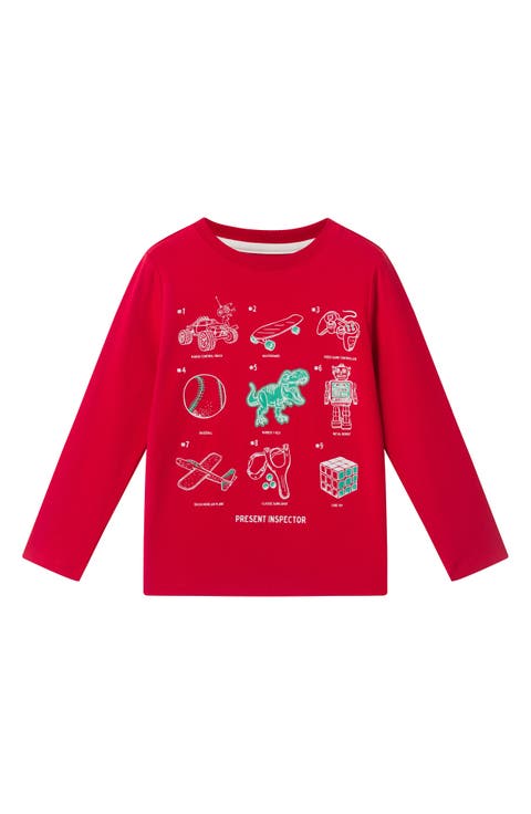 Kids' Present Inspector Graphic Long Sleeve T-Shirt