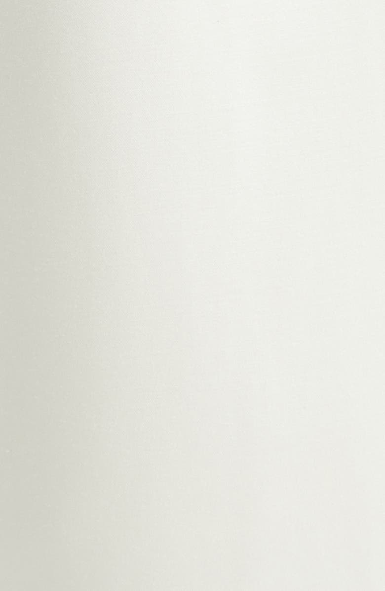 TOTEME Satin Trench Coat, Alternate, color, Off-White