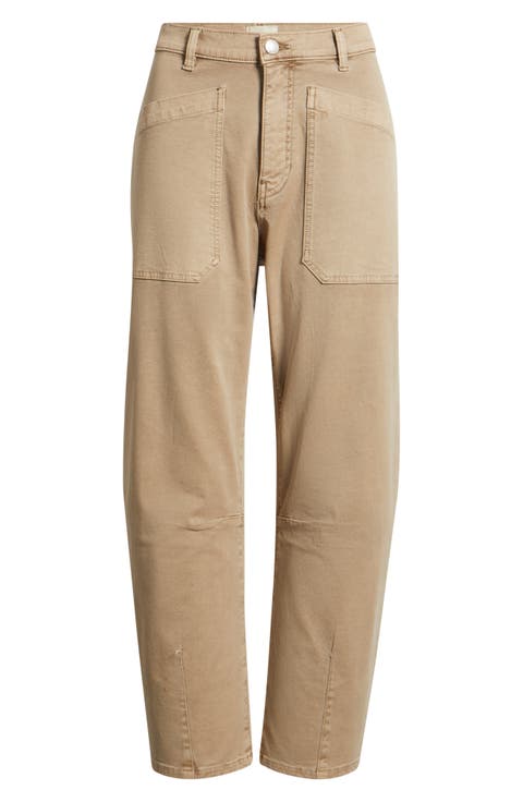 Bilie High Waist Easy Barrel Leg Jeans