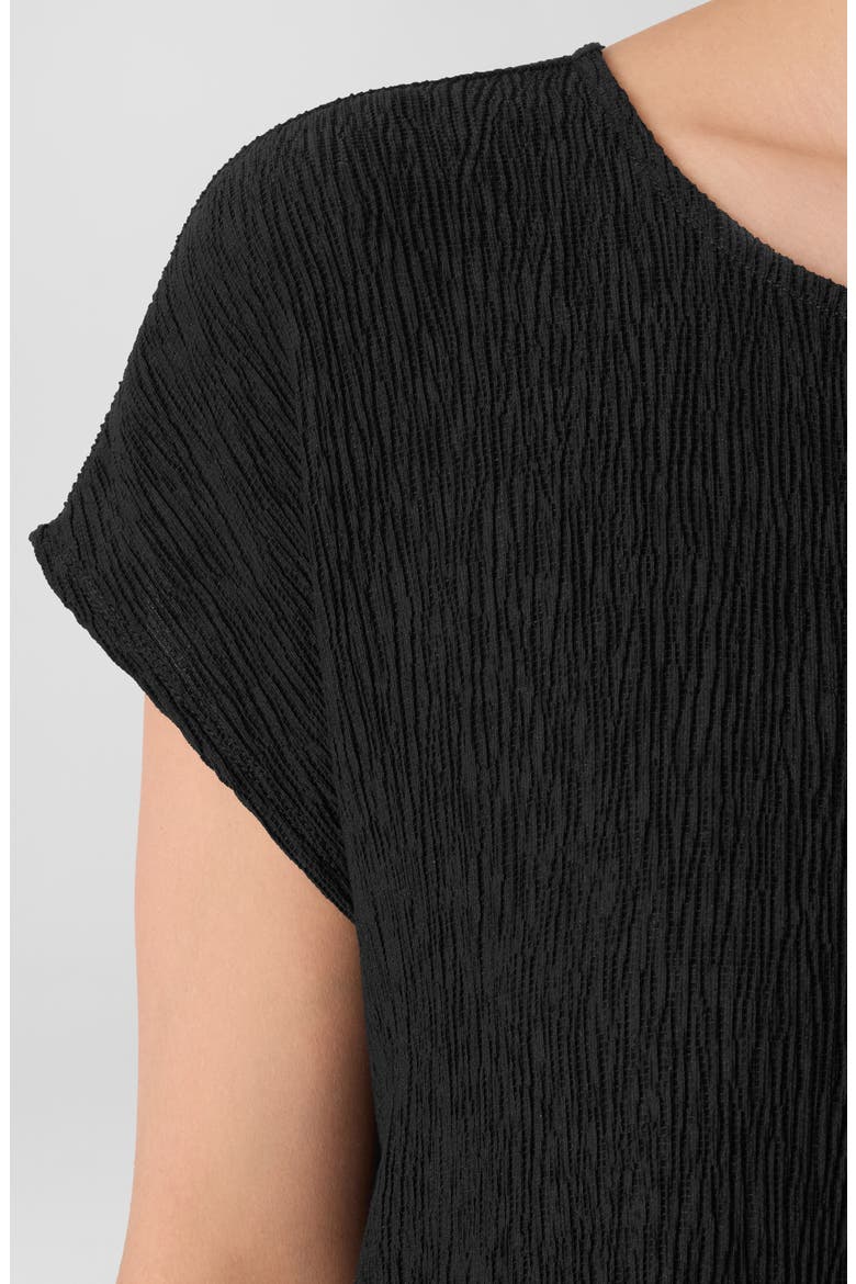 Short Sleeve Jacquard Maxi Dress, Alternate, color, BLACK