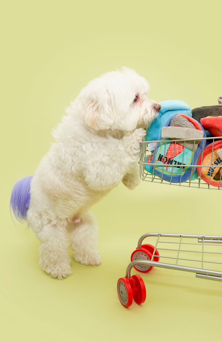 the furryfolks Tinned Salmon Nosework Toy, Alternate, color, Blue