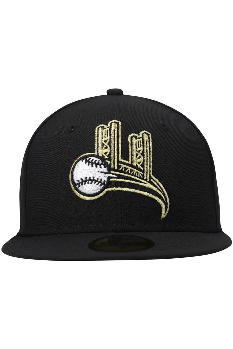 Men's New Era Black Sacramento River Cats Authentic Collection Team Alternate 59FIFTY Fitted Hat, Alternate, color, Black
