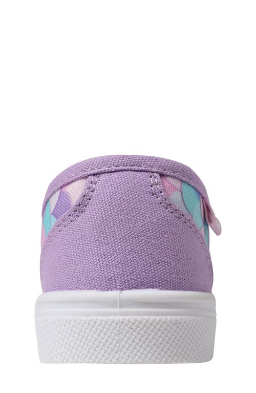 Oomphies Kids' Robin Slip-on Sneaker In Purple/multi