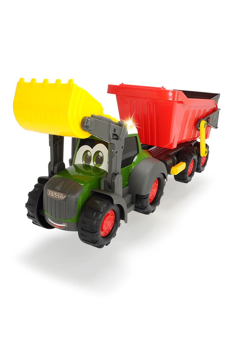 Dickie Toys HK Ltd Happy Fendt 25 Inch Farm Truck And Trailer, Main, color, Multicolored