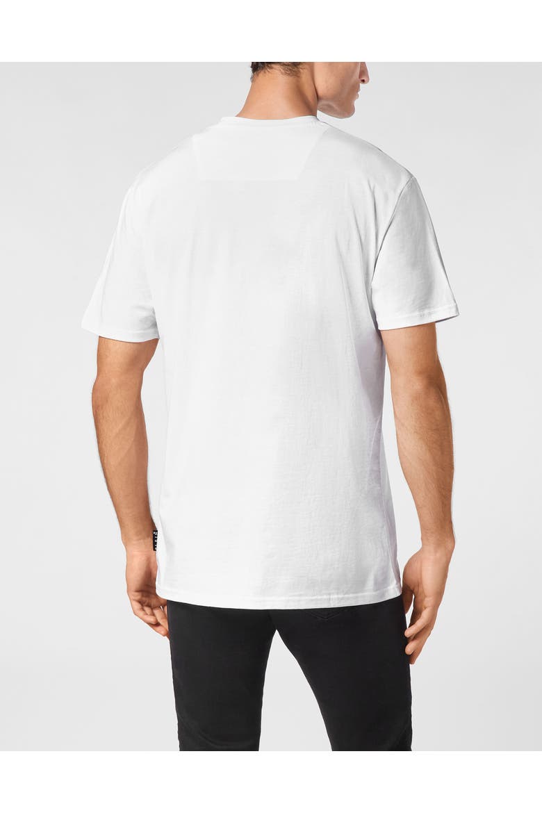 T-Shirt Round Neck Ss Tattoo Men, Alternate, color, white