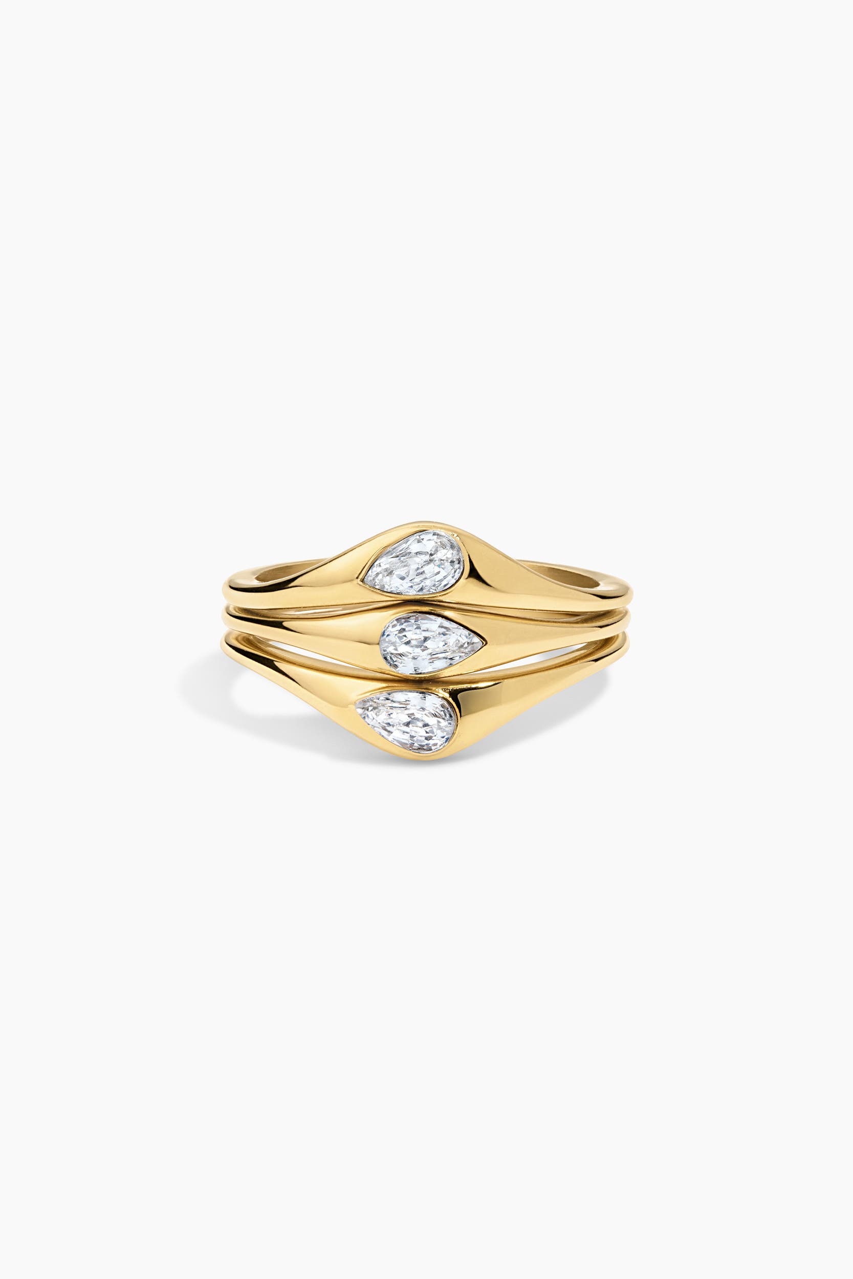 Electric Picks Stereo Love Ring Set Of 3 (Women) | Nordstrom