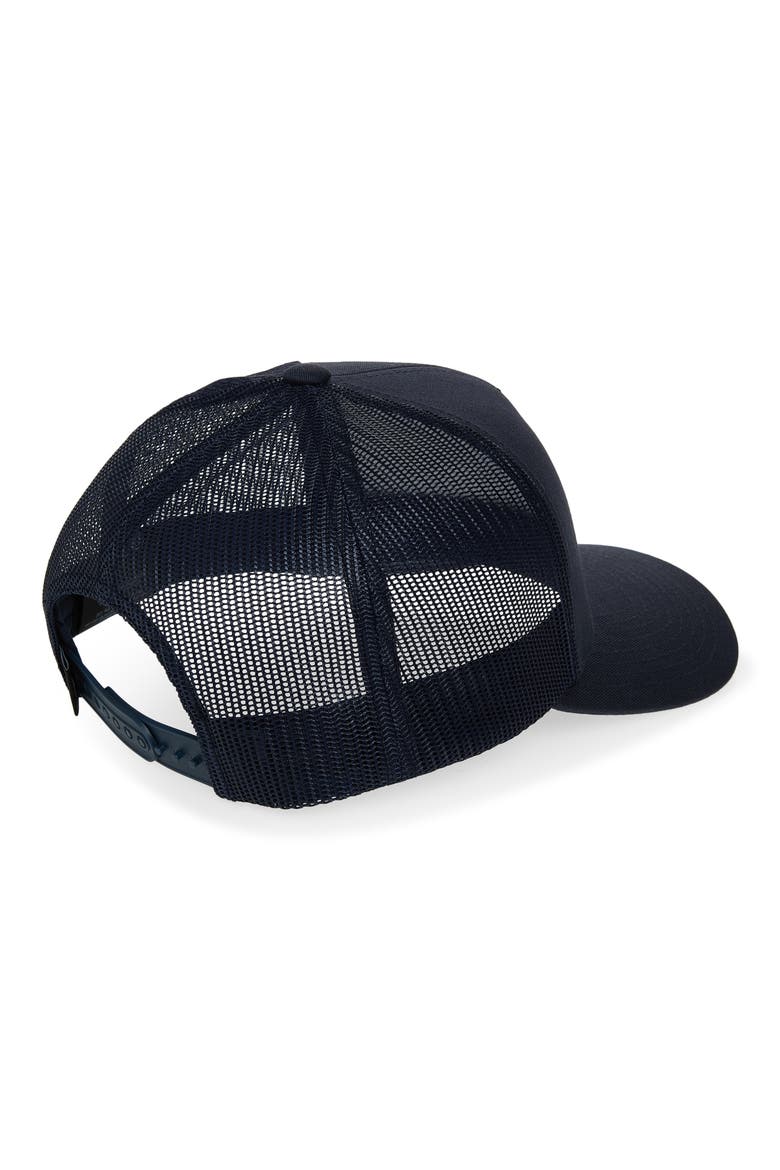 Square Trucker Hat, Alternate, color, NAVY