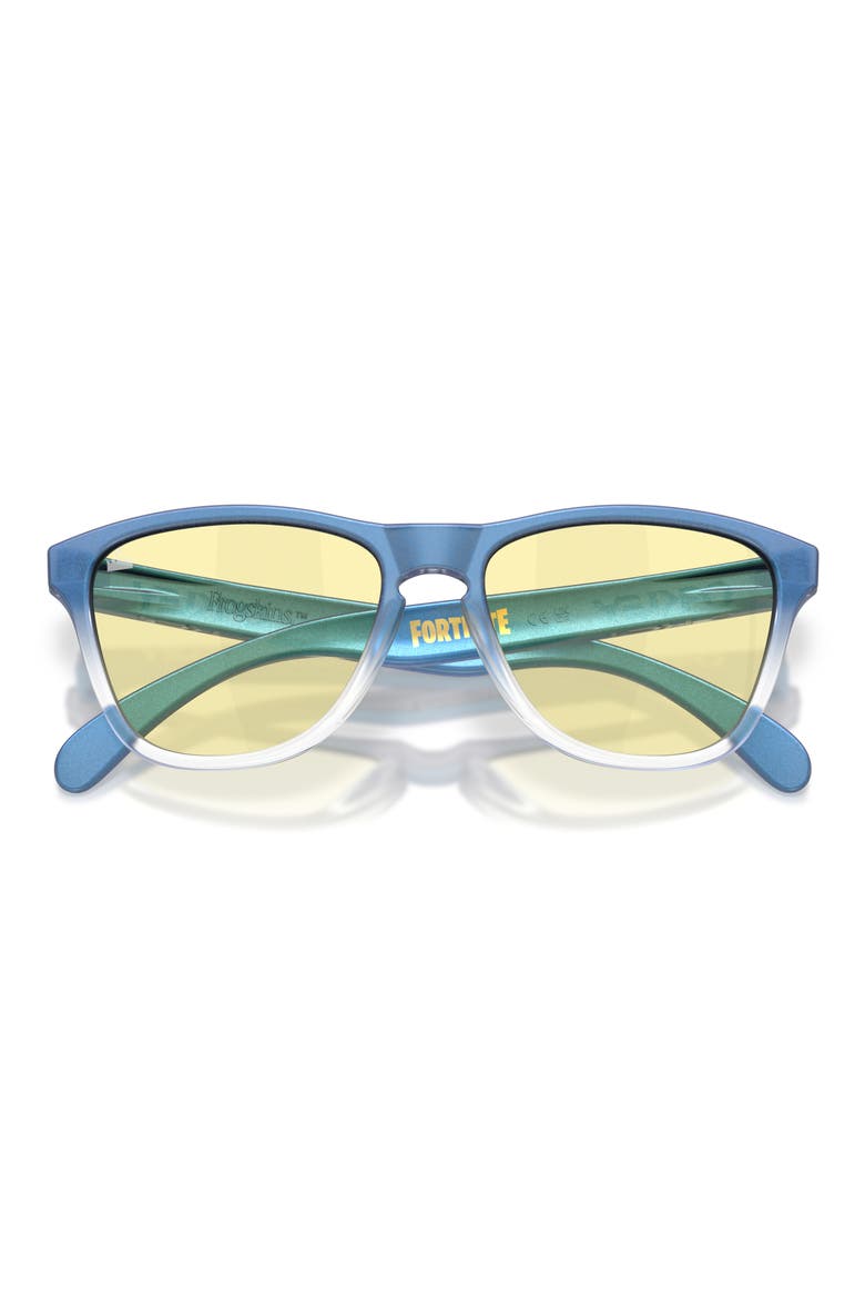 Frogskins S 53mm Round Sunglasses, Alternate, color, MTT CYN/ BLU/ CLR SHFT FADE