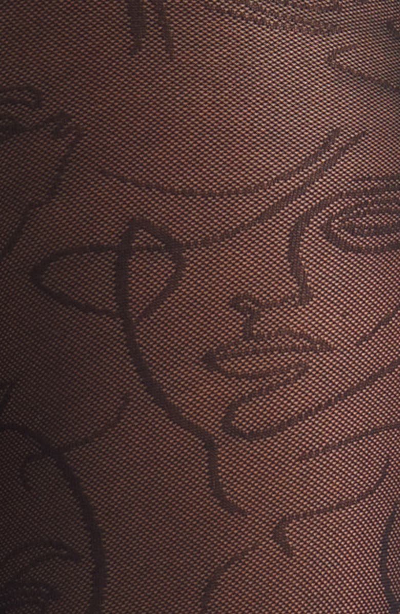 Swedish Stockings Helena Face Tights, Alternate, color, 