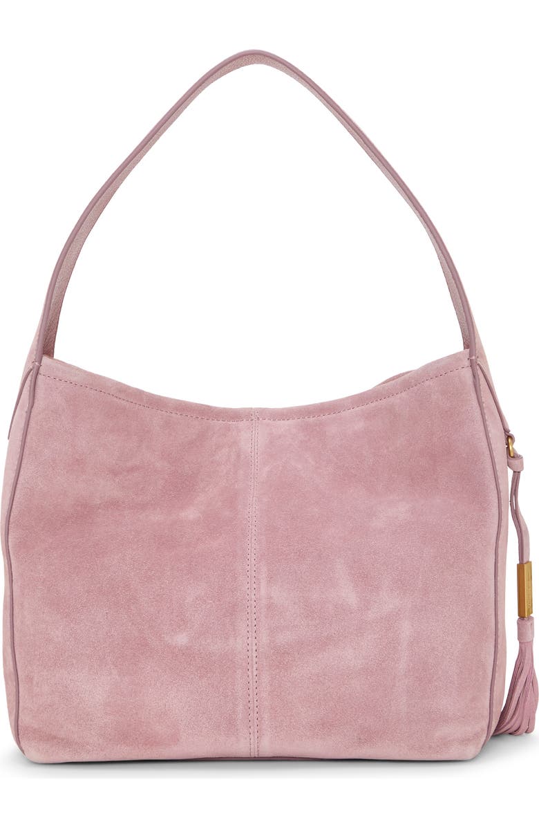 Vince Camuto Aleah Suede Tote, Alternate, color, Cosmetic Pink