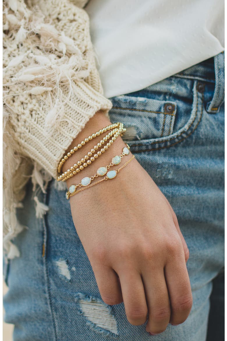 Maddox Station Bracelet, Alternate, color, GOLD