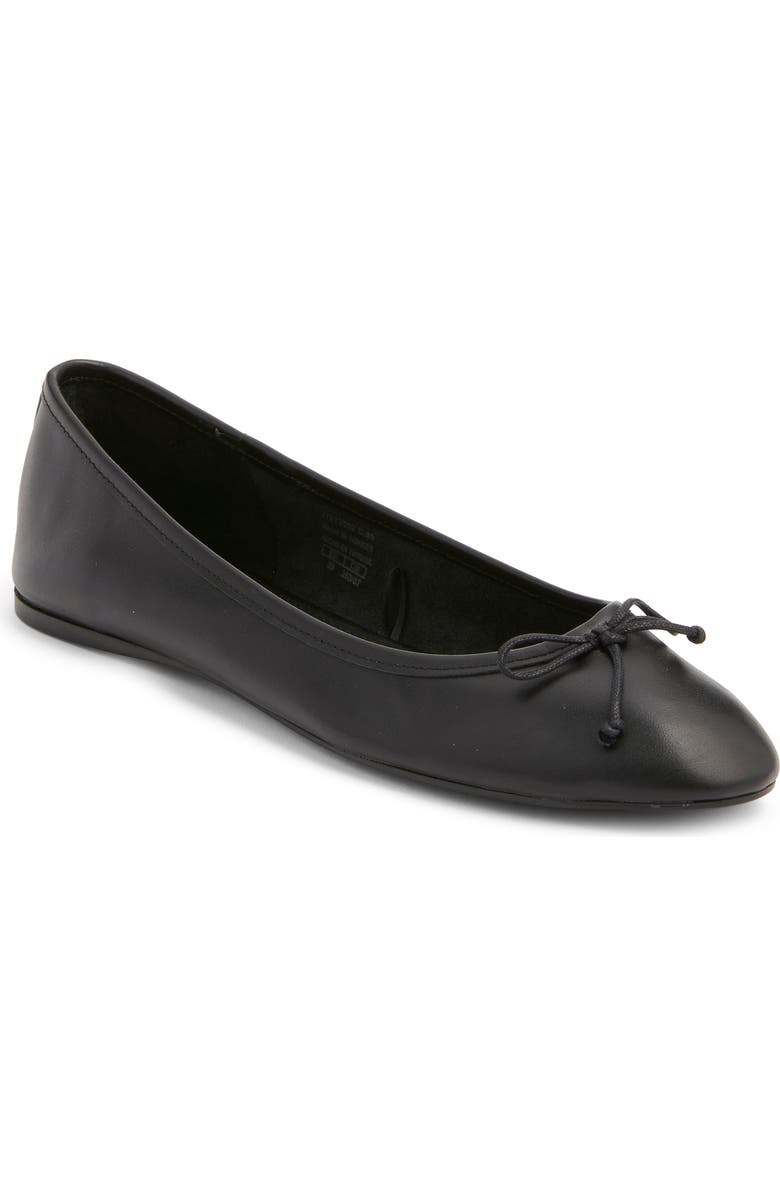 MANGO Ballet Flat, Main, color, Black