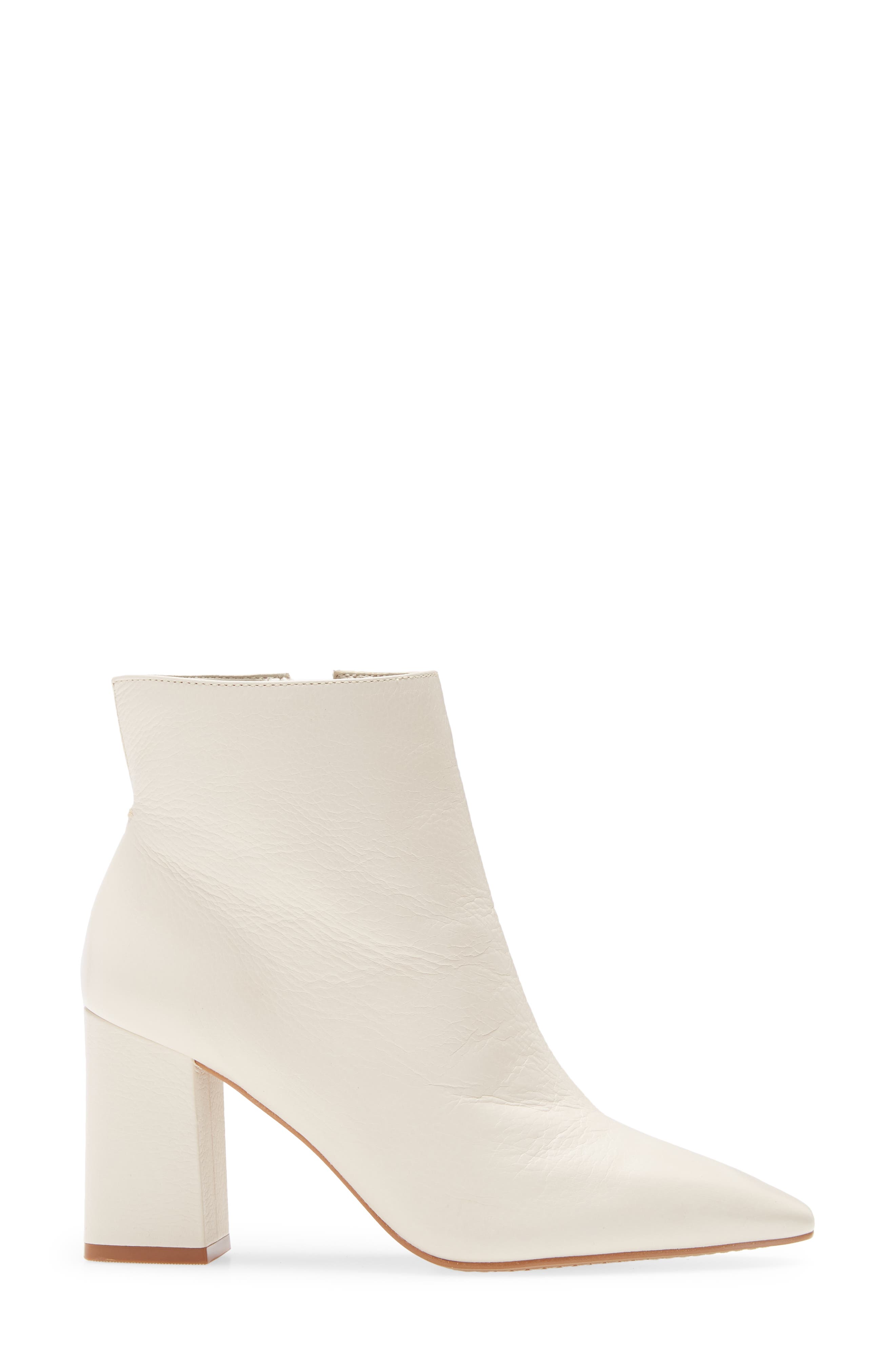 Cammen Pointed Toe Bootie, Alternate, color, FLUFF LEATHER
