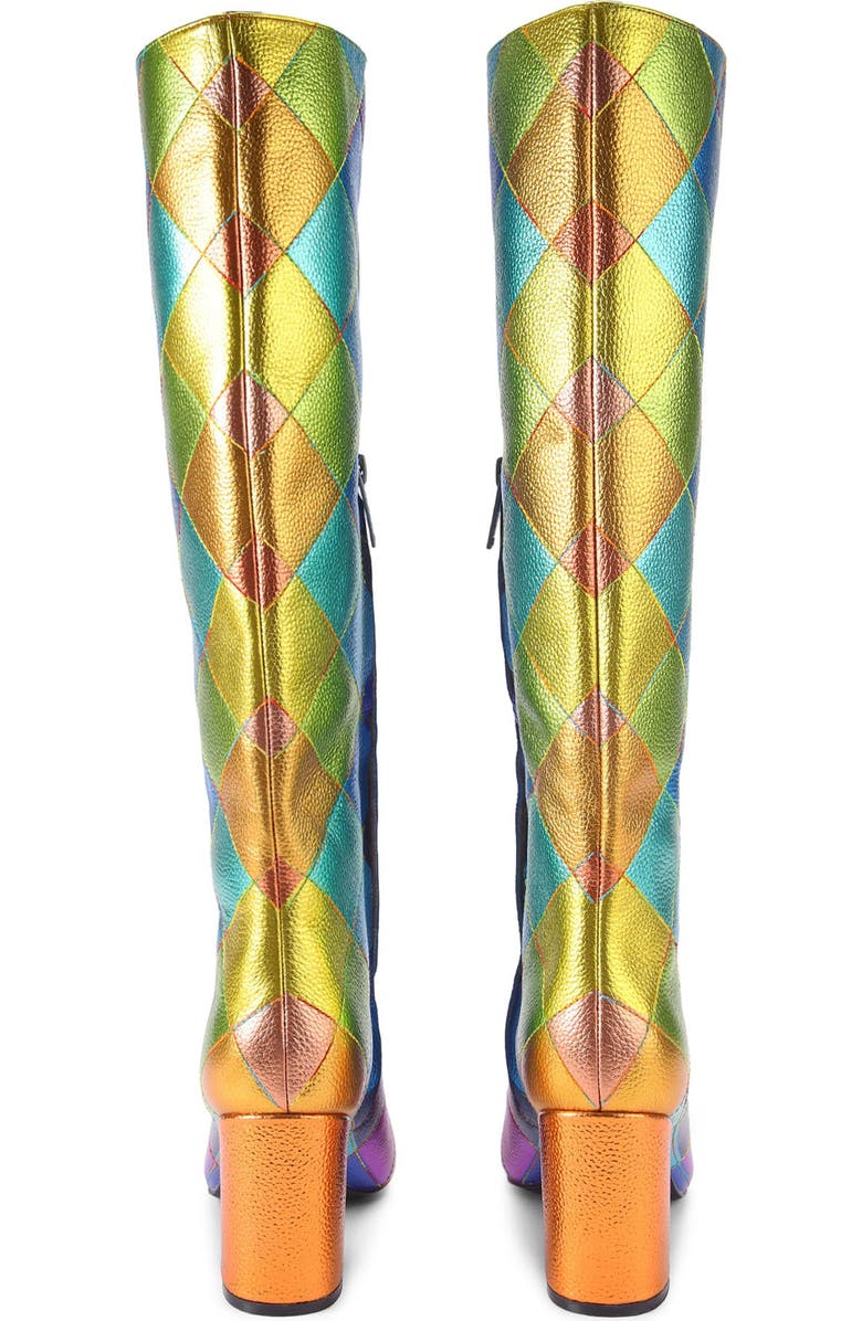 Kurt Geiger London Regent Knee High Boot, Alternate, color, Open Purple Multi