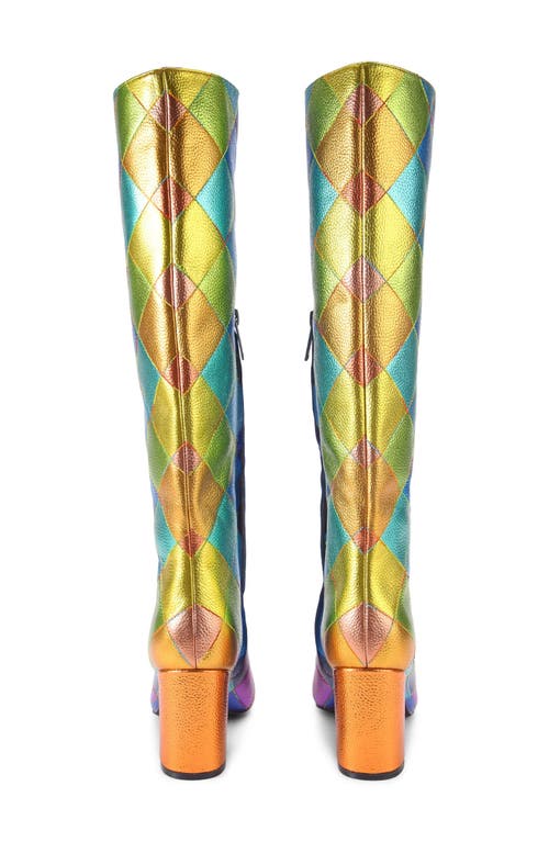 Kurt Geiger London Regent Knee High Boot In Multi