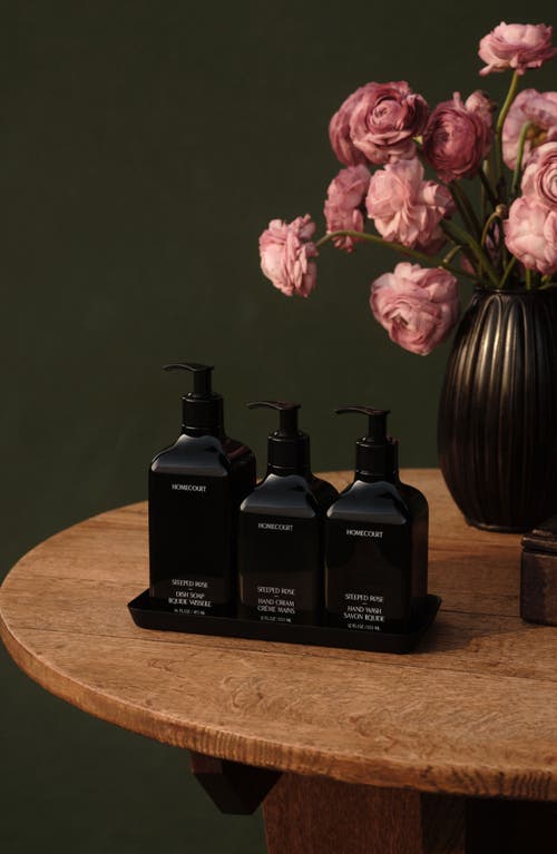 Homecourt Steeped Rose Hand Cream In Green